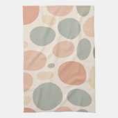 Linge De Cuisine Neutral Abstract Organic Shapes Modern (Vertical)