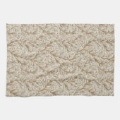 Linge De Cuisine Neutral Beige Gold Botanical Leaf William Morris (Horizontal)
