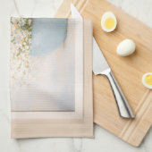 Linge De Cuisine Neutral Farmhouse Wildflower Floral Kitchen Towels (Quart Plié)