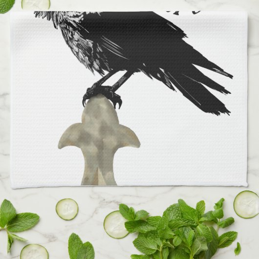 Linge De Cuisine Nevermore Raven (Plié)
