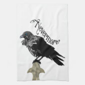 Linge De Cuisine Nevermore Raven (Vertical)