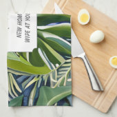 Linge De Cuisine New Home Kitchen – Personalized Tropical  (Quart Plié)