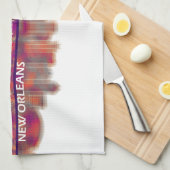 Linge De Cuisine New Orleans Louisiana Skyline (Quart Plié)