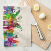 Linge De Cuisine New Orleans Louisiana Skyline (Quart Plié)