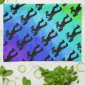 Linge De Cuisine New York Boogie Nuits Saxophone Rainbow (Plié)
