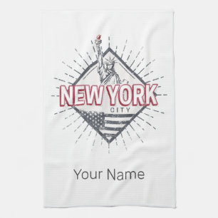 Linge De Cuisine New York City États-Unis Vintage USA Souvenir
