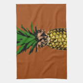 Linge De Cuisine Newsprint ananas (Vertical)
