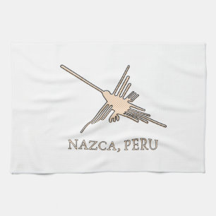 Linge De Cuisine Newsprint de Nazca Hummingbird