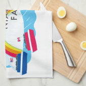 Linge De Cuisine Niagara Falls Kitchen towel (Quart Plié)