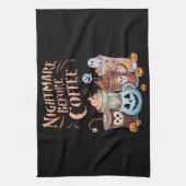 Linge De Cuisine Nightmare avant café Citrouille épice Halloween (Vertical)