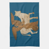 Linge De Cuisine Nike et un taureau (Vertical)