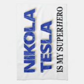 Linge De Cuisine Nikola Tesla est mon super-héros (Vertical)