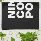 LINGE DE CUISINE NIN & COM & POOP. (Plié)