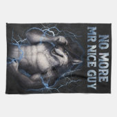 Linge De Cuisine No More Mr Nice Guy Funny Alpha Wolf Meme Brainrot (Horizontal)