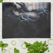 Linge De Cuisine No More Mr Nice Guy Funny Alpha Wolf Meme Brainrot (Plié)