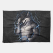 Linge De Cuisine No More Mr Nice Guy Funny Alpha Wolf Meme Brainrot (Horizontal)