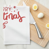 Linge De Cuisine Noël  (Quart Plié)