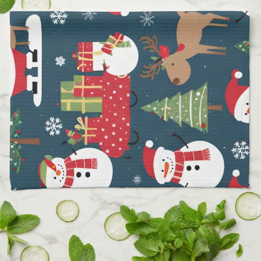 Linge De Cuisine Noël (Plié)