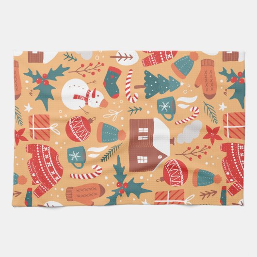 Linge De Cuisine Noël (Horizontal)