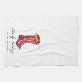 Linge De Cuisine Noël à la fille (Horizontal)