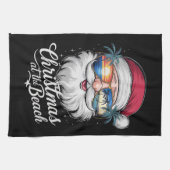 Linge De Cuisine Noël À La Plage Hawaiian Summer Holiday (Horizontal)