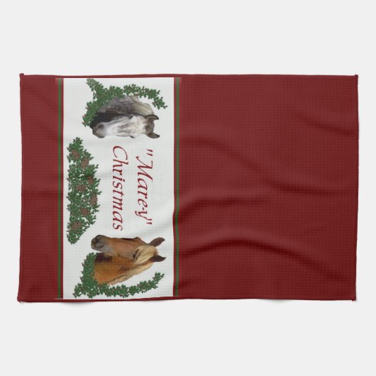 Linge De Cuisine Noël à Mare-y (Horizontal)