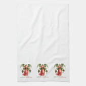 Linge De Cuisine Noël Angel Fancy Joyeux Noël Typographie (Vertical)