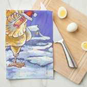 Linge De Cuisine Noël au poulet (Quart Plié)