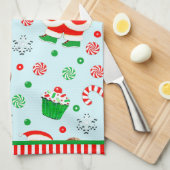 Linge De Cuisine Noël Basket-ball Fête (Quart Plié)