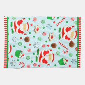 Linge De Cuisine Noël Basket-ball Fête (Horizontal)