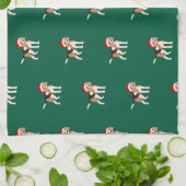 Linge De Cuisine Noël Beagle (Plié)