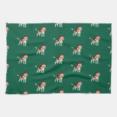 Linge De Cuisine Noël Beagle (Horizontal)