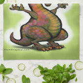 Linge De Cuisine Noël bébé T-Rex (Plié)