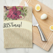 Linge De Cuisine Noël béni de Vierge Marie Jésus floral (Quart Plié)