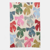Linge De Cuisine Noël Bows Coquette (Vertical)