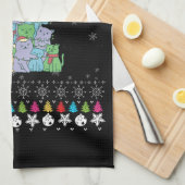 Linge De Cuisine Noël Cat Tree laid Noël (Quart Plié)