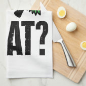 Linge De Cuisine Noël Chat Tipping Xmas Tree Drôle (Quart Plié)