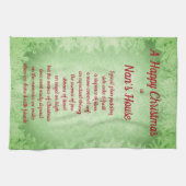 Linge De Cuisine Noël chez Nan's House Kitchen Towels (Horizontal)