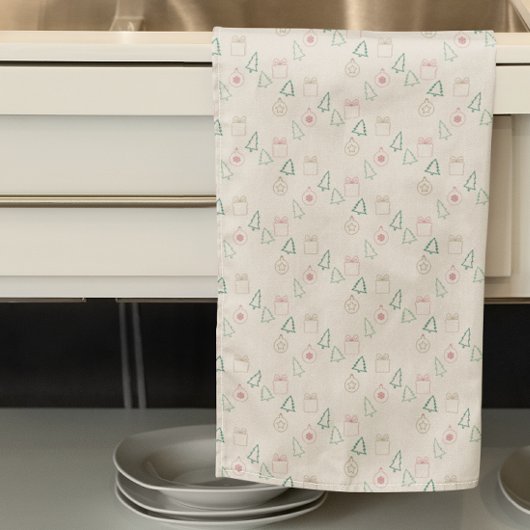 Linge De Cuisine Noël chic