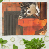 Linge De Cuisine Noël Chihuahua (Plié)