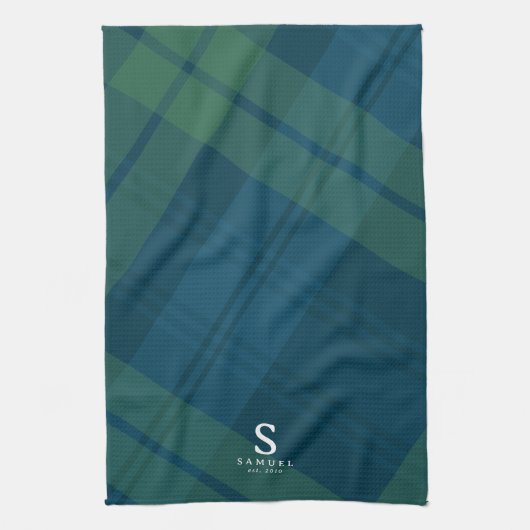 Linge De Cuisine Noël classique plaid personnalisé (Vertical)