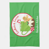 LINGE DE CUISINE NOËL CUITS ET CACAO (Vertical)