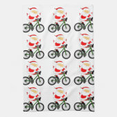 Linge De Cuisine Noël cycliste (Vertical)