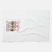 Linge De Cuisine Noël dans les vaches rustiques de la grange à Sant (Horizontal)