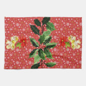 Linge De Cuisine Noël Danse Bébés Anges sur les flocons de neige (Horizontal)