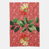 Linge De Cuisine Noël Danse Bébés Anges sur les flocons de neige (Vertical)