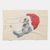 Linge De Cuisine Noël de chat (Horizontal)