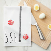 Linge De Cuisine Noël de crosse (Quart Plié)