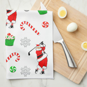 Linge De Cuisine Noël de golf