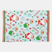 Linge De Cuisine Noël de golf (Horizontal)